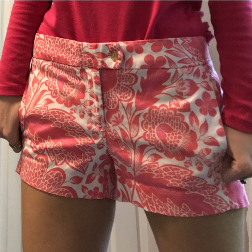 J. Crew Floral Chino Shorts